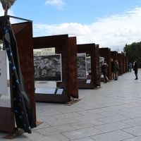 &#39;Los orígenes del mundo&#39; se exponen en la plaza del Teatro Romano