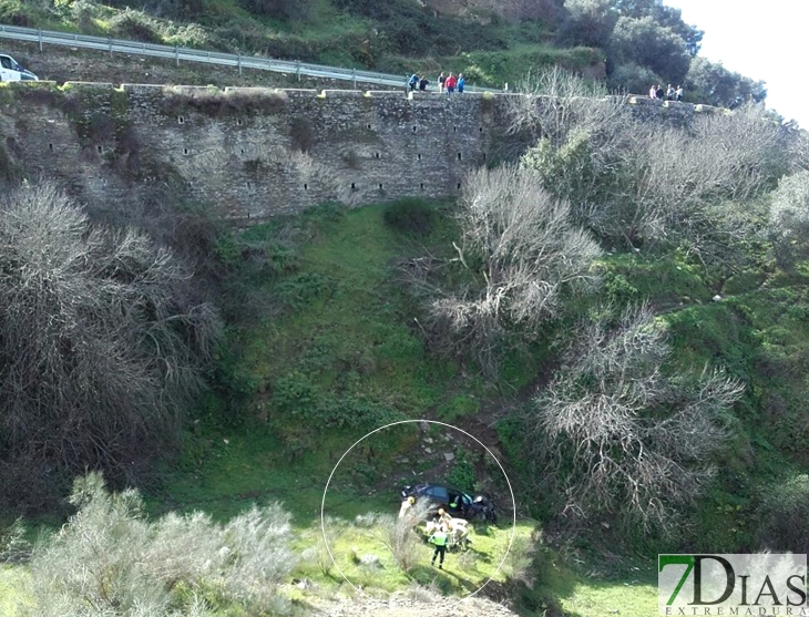 Accidente mortal en las inmediaciones del Puente de Alcántara