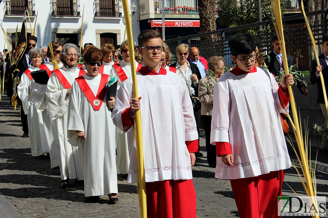 La Semana Santa de Mérida arranca con la tradicional procesión de Las Palmas