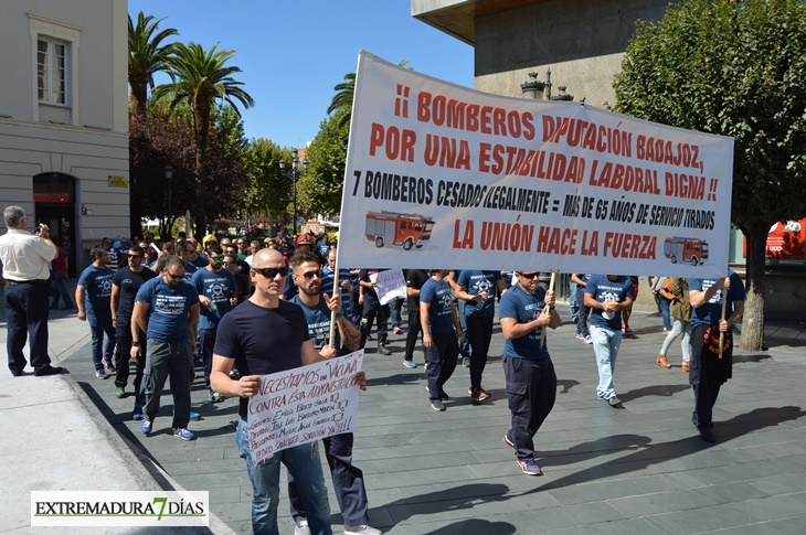 USO demanda estabilidad para los bomberos de la Diputación