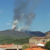 Un incendio forestal afecta al Valle del Ambroz (Cáceres)