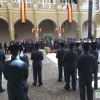 El general de brigada José Antonio Hurtado se despide de la bandera