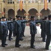 El general de brigada José Antonio Hurtado se despide de la bandera