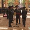 El general de brigada José Antonio Hurtado se despide de la bandera