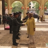 El general de brigada José Antonio Hurtado se despide de la bandera