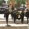 El general de brigada José Antonio Hurtado se despide de la bandera