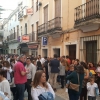 Así esta la calle San Juan (Badajoz) para vivir el Lunes Santo