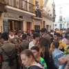 Así esta la calle San Juan (Badajoz) para vivir el Lunes Santo