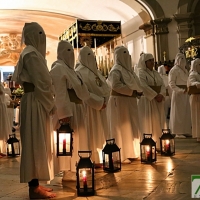 Imágenes de la Madrugada del Jueves Santo en Badajoz