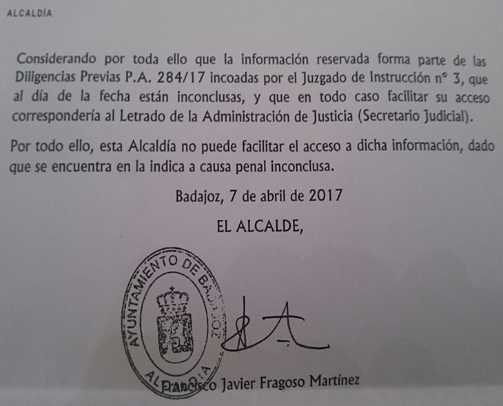 Cabezas: “Fragoso quiere acabar con mi vida personal y la de mi familia”