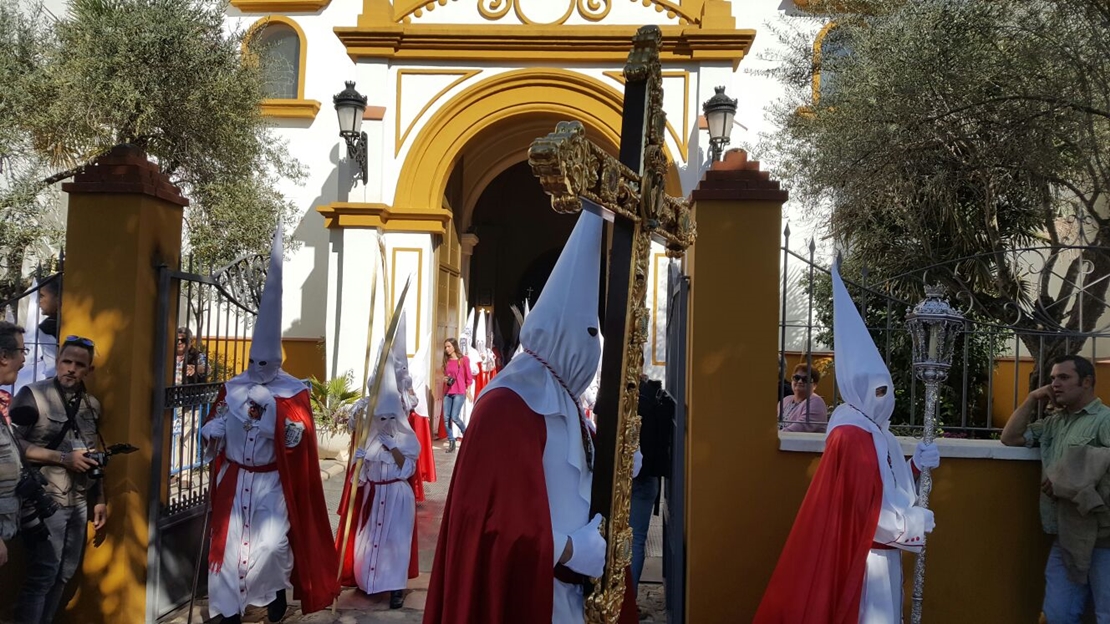 Así está el ambiente en San Roque (Badajoz) para seguir a la Borriquita