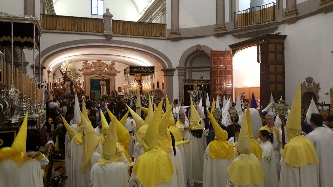 Así está la calle San Juan (Badajoz) para vivir el Lunes Santo