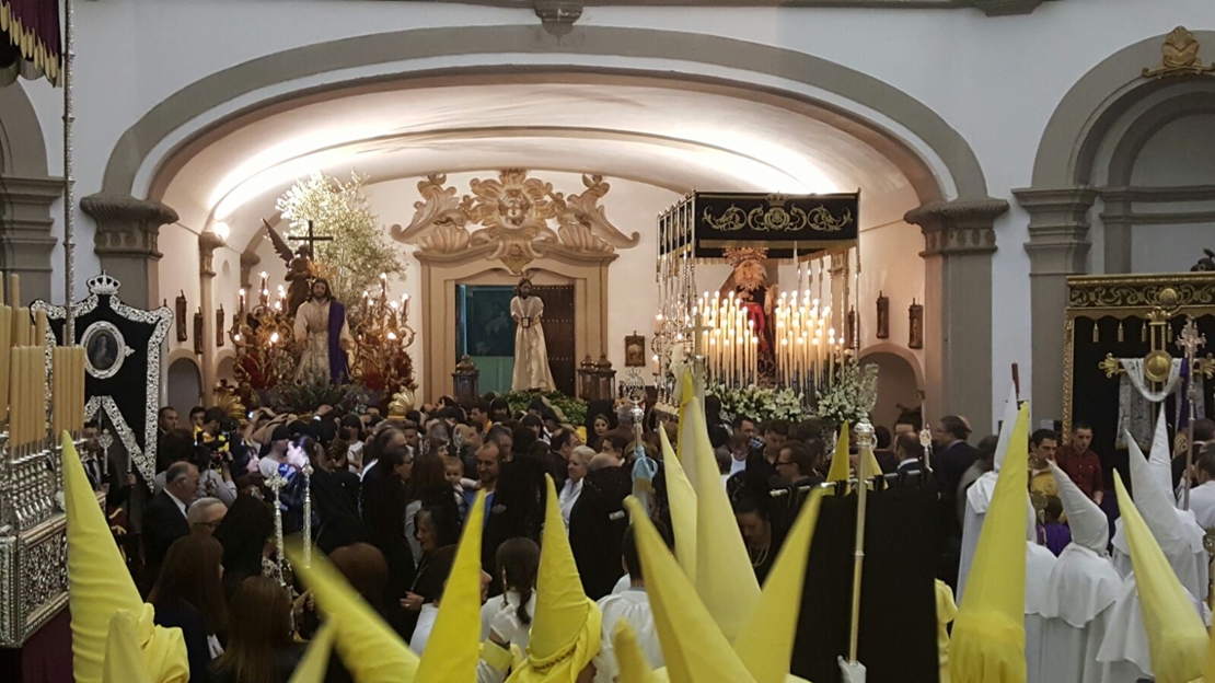 Así está la calle San Juan (Badajoz) para vivir el Lunes Santo