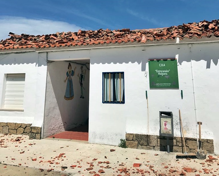 El colegio de Holguera inicia su reforma integral