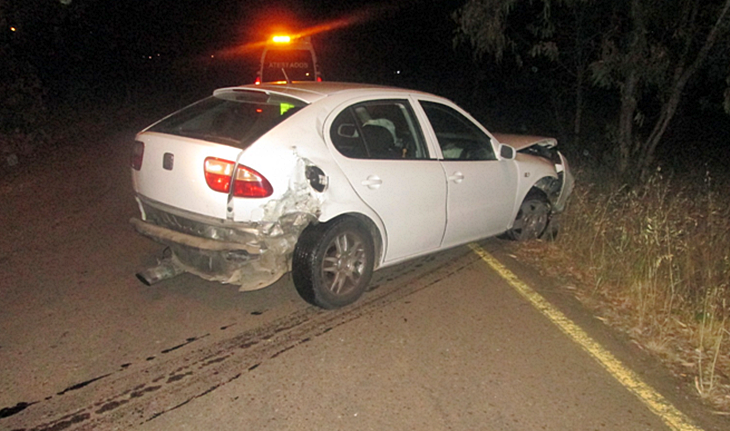 Se da a la fuga tras sufrir un accidente en Badajoz