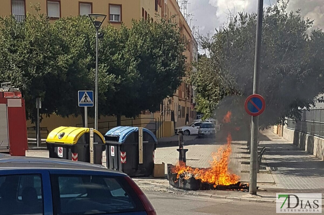 Continúa la quema de contenedores en Badajoz