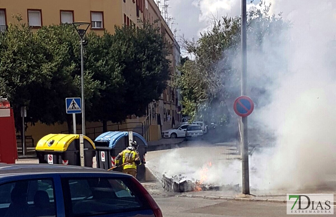 Continúa la quema de contenedores en Badajoz