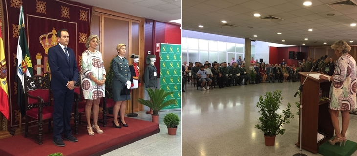 Cáceres también conmemora los 173 años de la Guardia Civil