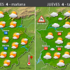 Previsión meteorológica en Extremadura. Días 3, 4 y 5 de mayo