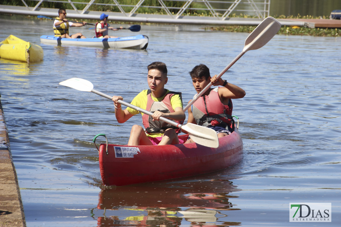 Imágenes de la jornada de puertas abiertas del Club Piragüismo Badajoz