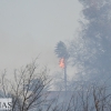 Incendio forestal en la carretera de Sevilla (Badajoz)