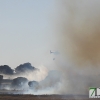 Incendio forestal en la carretera de Sevilla (Badajoz)