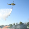 Incendio forestal en la carretera de Sevilla (Badajoz)