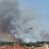 El Infoex actúa en un incendio forestal en La Codosera (Badajoz)