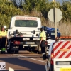 Dos vehículos colisionan en la carretera de Sevilla