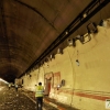 Peligroso accidente en el túnel extremeño de Miravete