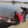 Imágenes de la exhibición de hidroaviones de Badajoz