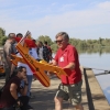 Imágenes de la exhibición de hidroaviones de Badajoz