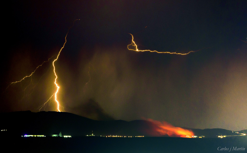 Impactantes imágenes de las últimas tormentas en Extremadura