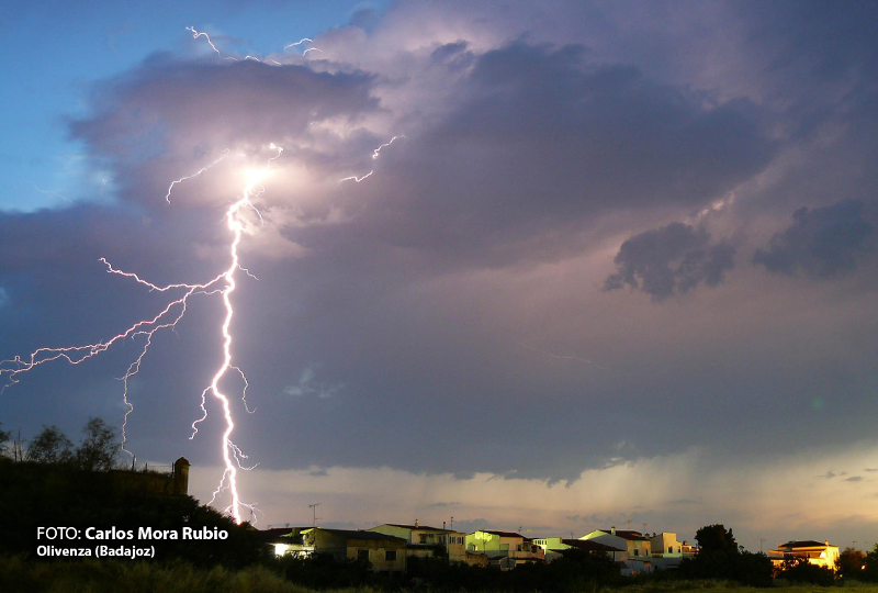 Impactantes imágenes de las últimas tormentas en Extremadura