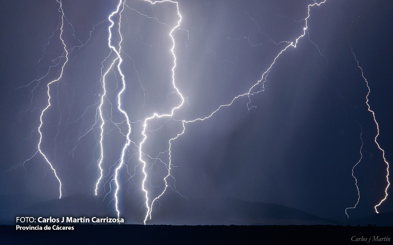 Impactantes imágenes de las últimas tormentas en Extremadura