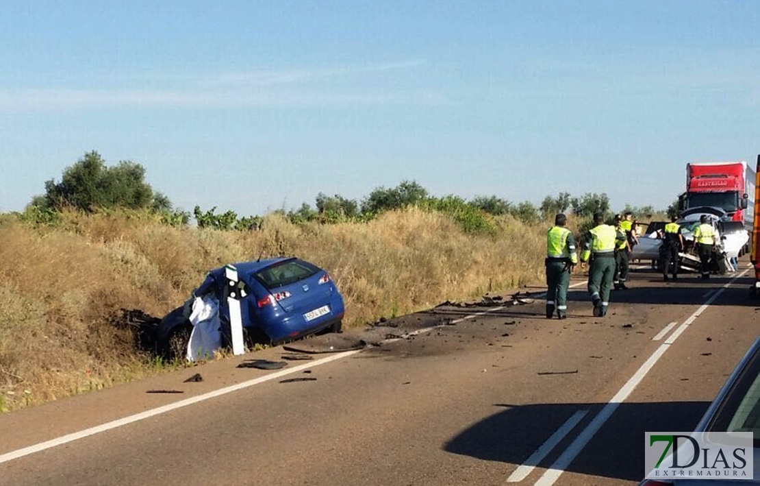 Accidente mortal en Tierra de Barros