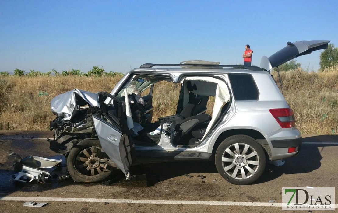 Accidente mortal en Tierra de Barros