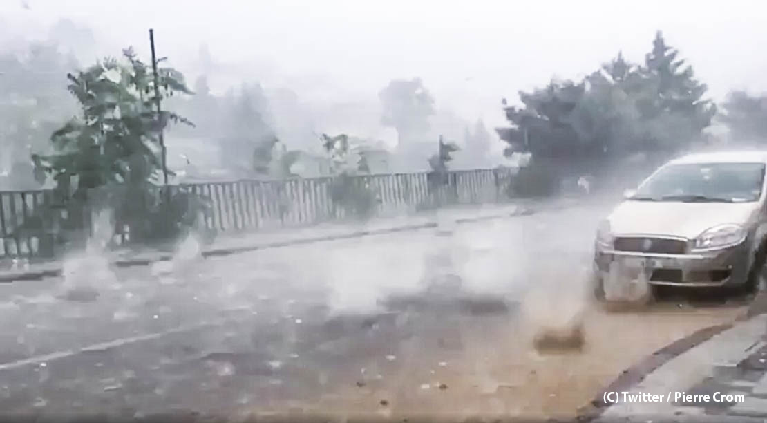 Apocalíptica tormenta en Estambul deja heridos e innumerables daños materiales