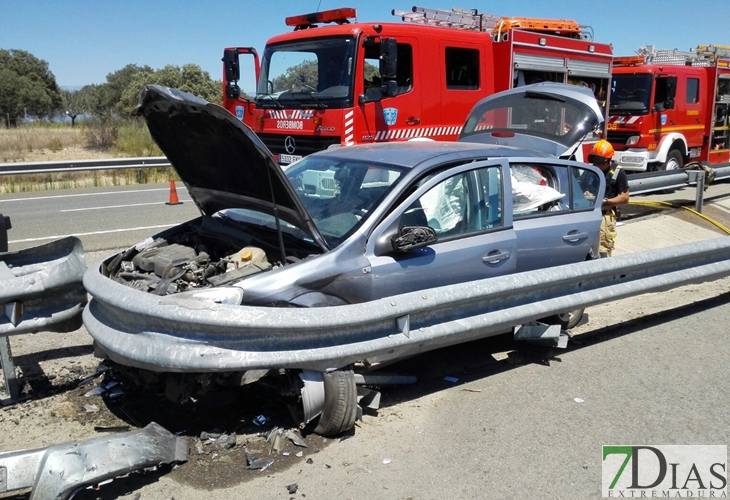 Grave accidente con atrapada en la provincia de Cáceres