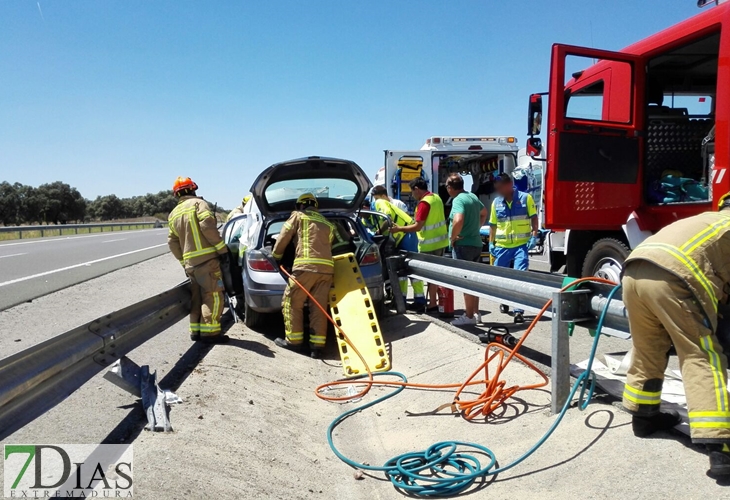 Grave accidente con atrapada en la provincia de Cáceres