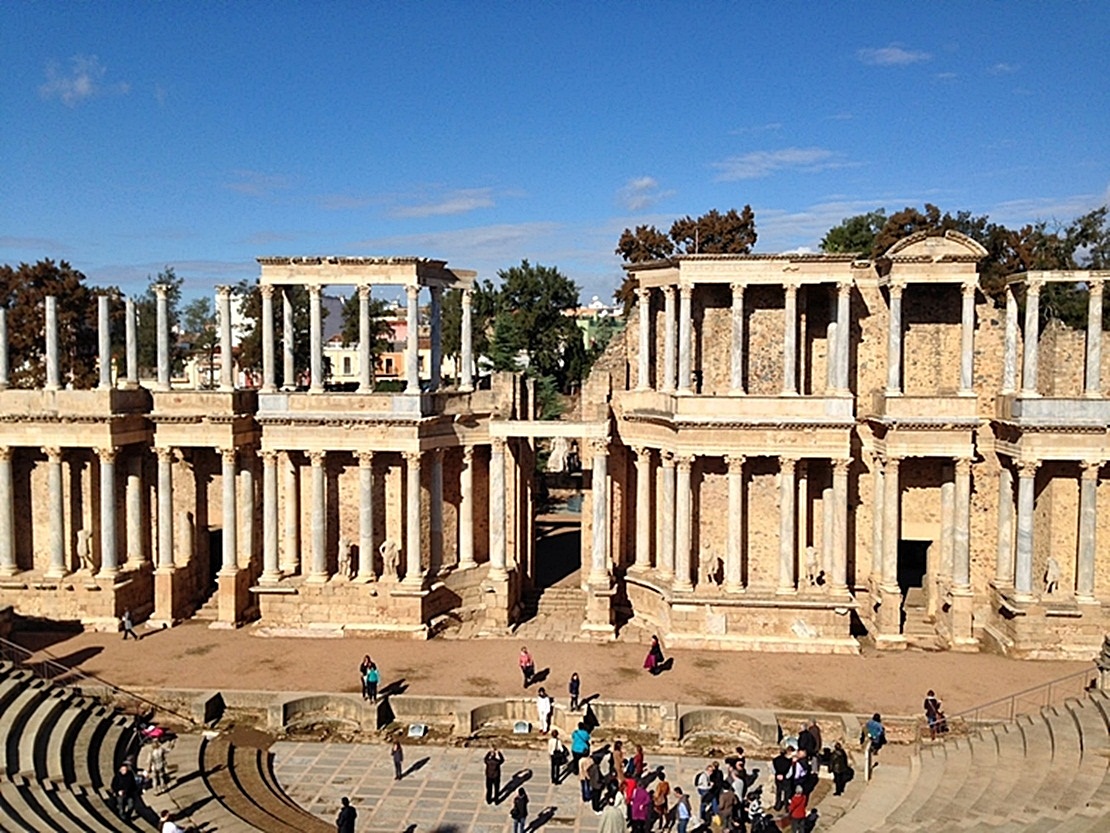 Concierto de música militar y popular en el Teatro Romano