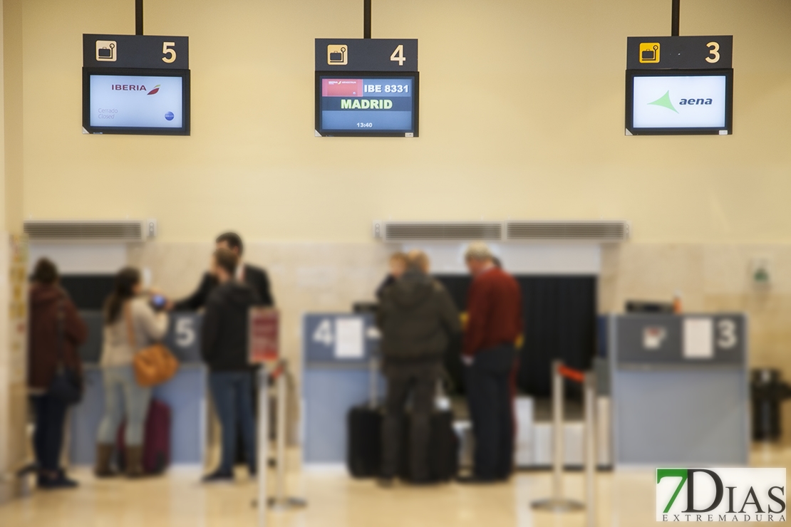 El Aeropuerto de Badajoz creció un 60% en agosto