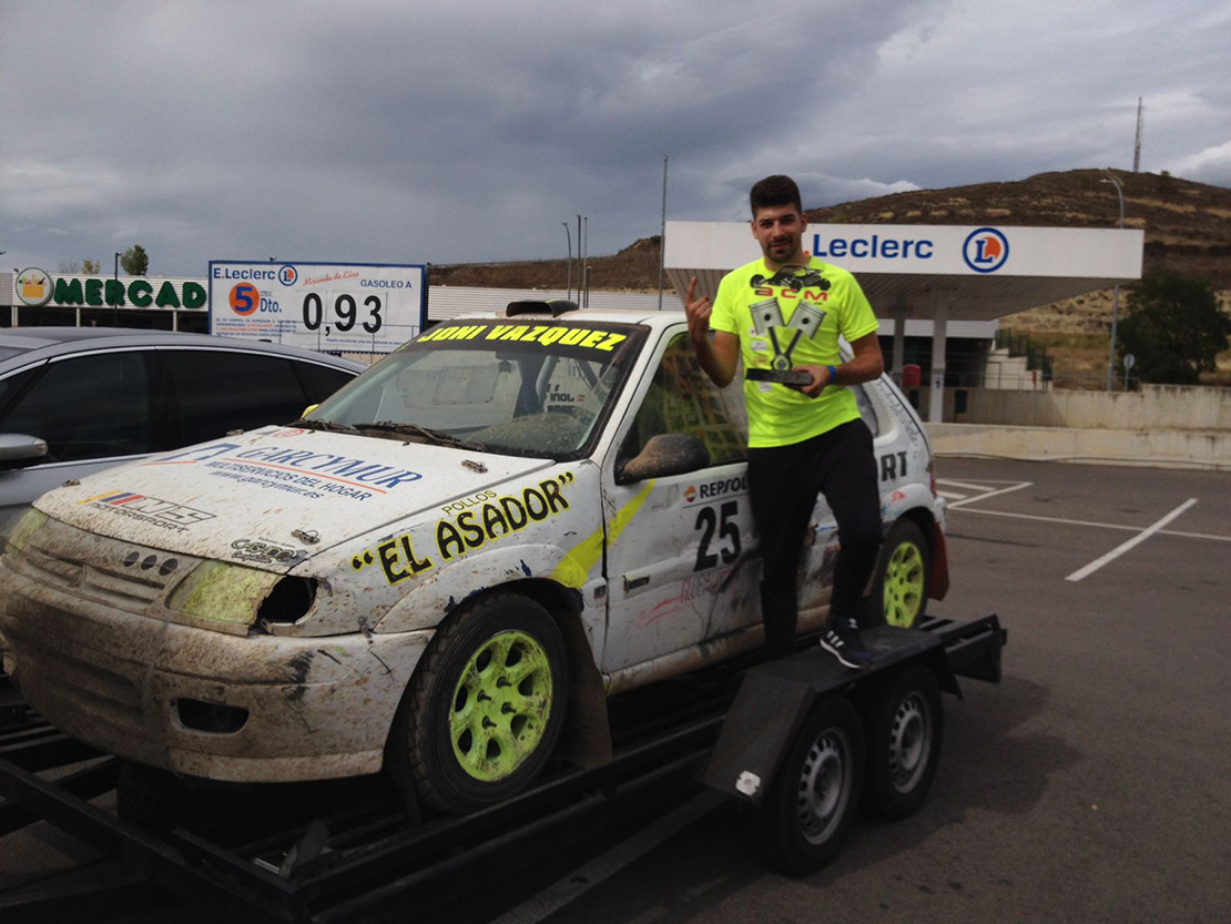 El extremeño Jonathan Vázquez líder del Campeonato de España de Autocross