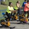 Los pacenses se pone en forma en el parque del Guadiana