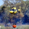 Incendio forestal en Balboa (Badajoz)