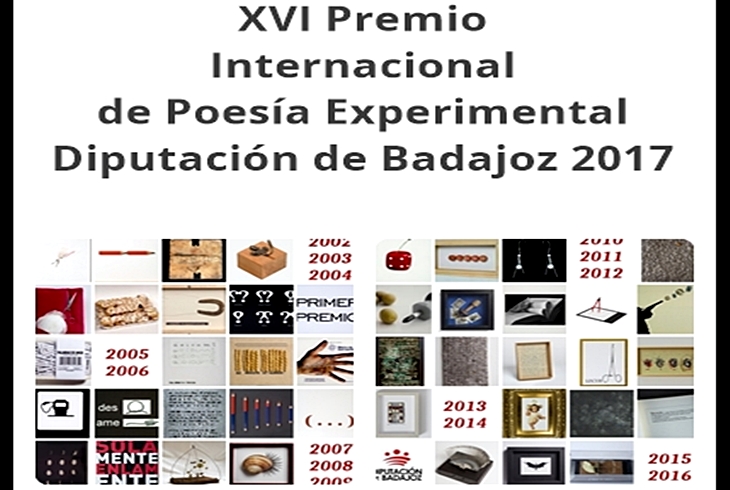 Convocado el 16º Premio de Poesía Experimental ‘Diputación de Badajoz’