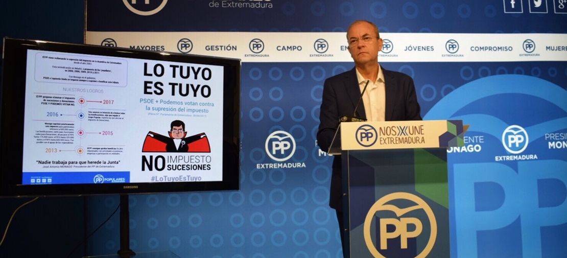 ‘Lo tuyo es tuyo’, la campaña del PP contra el impuesto de Sucesiones