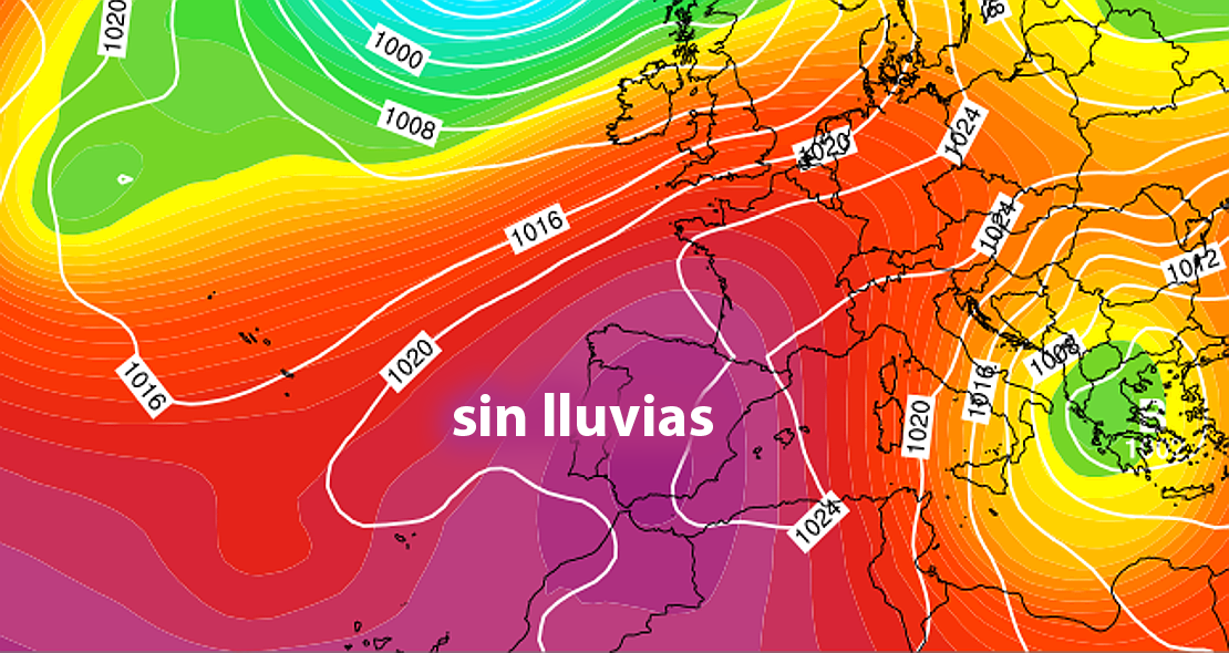 El anticiclón regresa a la península, y por un tiempo indefinido