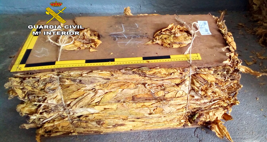 Detenido en La Vera cuando transportaba 340 kg de tabaco de contrabando