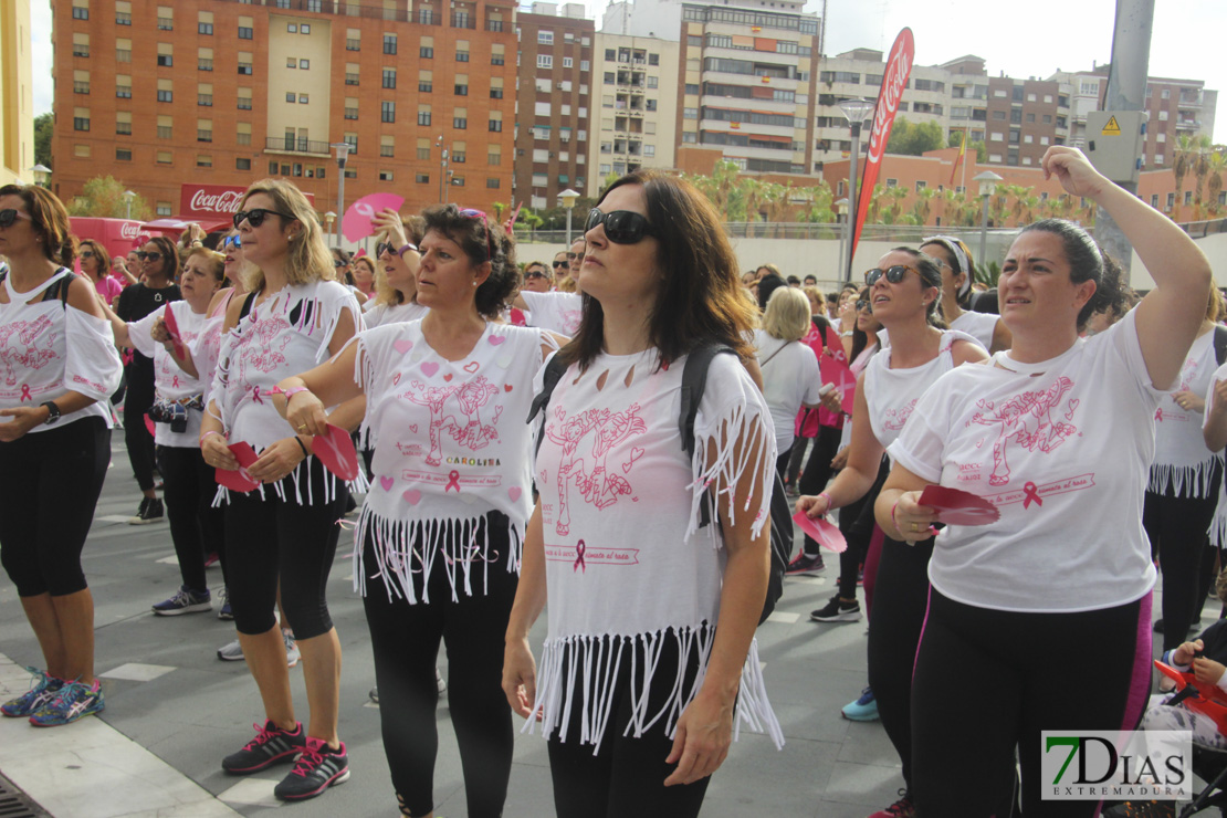 Imágenes del zumba solidario contra el cáncer de mama